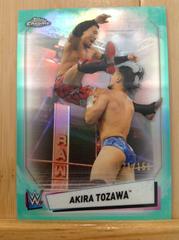 Akira Tozawa [Aqua Refractor] #2 Wrestling Cards 2021 Topps Chrome WWE Prices
