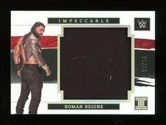 Roman Reigns Wrestling Cards 2022 Panini Impeccable WWE Jumbo Materials Prices