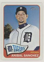 Anibal Sanchez #452 Baseball Cards 2014 Topps Heritage Prices