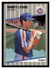 Barry Lyons #U-101 Baseball Cards 1989 Fleer Update Prices