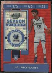 JA Morant [Variation Red Wave] #106 Basketball Cards 2019 Panini Contenders Optic Prices