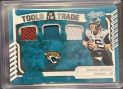 Trevor Lawrence #TTT-1 Football Cards 2022 Panini Absolute Tools of the Trade Triple Prices