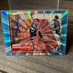 Ja Morant [Teal Laser] Basketball Cards 2021 Panini Donruss Franchise Features Prices