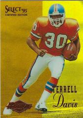 Terrell Davis [Mirror Gold] #126 Football Cards 1995 Panini Select Certified Prices