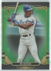 Bo Jackson [Emerald] #1 Baseball Cards 2022 Topps Triple Threads Prices