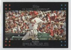 Albert Pujols [Red Back] #130 Baseball Cards 2007 Topps Prices