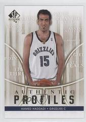 Hamed Haddadi #AP-60 Basketball Cards 2008 SP Authentic Authentic Profiles Prices