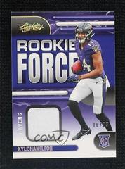 Kyle Hamilton [Silver] Football Cards 2022 Panini Absolute Rookie Force Prices