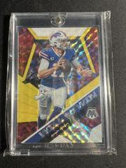 Josh Allen [Gold Fluorescent] Football Cards 2020 Panini Mosaic Will to Win Prices
