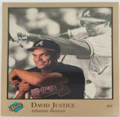 David Justice #5 Baseball Cards 1992 Studio Prices