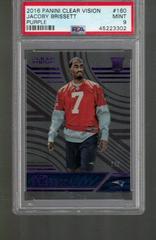 Jacoby Brissett [Purple] #160 Football Cards 2016 Panini Clear Vision Prices