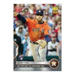 Jeremy Pena Baseball Cards 2022 Topps Now Rookie Cup All Star Team Prices