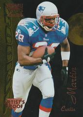 Curtis Martin [Artist's Proof] Football Cards 1996 Zenith Prices