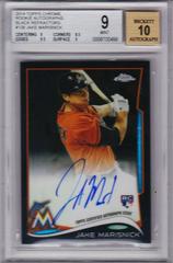 Jake Marisnick [Autograph Black Refractor] Baseball Cards 2014 Topps Chrome Prices