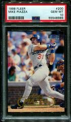 Mike Piazza #200 Baseball Cards 1998 Fleer Prices