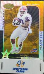 Eric Moulds [2 Star Mirror Gold] #102 Football Cards 2000 Leaf Certified Prices