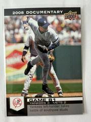 Derek Jeter #2581 Baseball Cards 2008 Upper Deck Documentary Prices