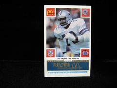 Ed Jones [Blue] #72 Football Cards 1986 McDonald's Cowboys Prices