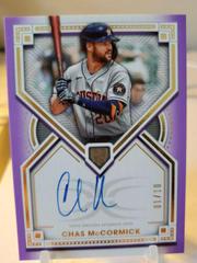 Chas McCormick [Purple] Baseball Cards 2022 Topps Definitive Rookie Autographs Prices