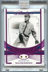 Walter Johnson [Pink] Baseball Cards 2021 Panini Flawless Prices