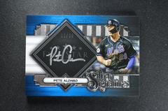 Pete Alonso [Blue] #SS-PAL Baseball Cards 2022 Topps Five Star Silver Signatures Prices