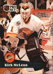 Kirk McLean Hockey Cards 1991 Pro Set Prices