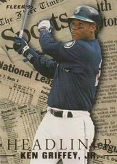 Ken Griffey Jr Baseball Cards 1995 Fleer Update Headliners Prices