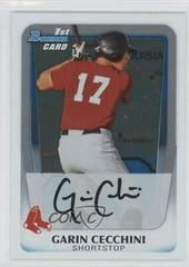 Garin Cecchini [International] #BP107 Baseball Cards 2011 Bowman Prospects Prices