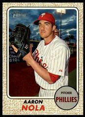 Aaron Nola #93 Baseball Cards 2017 Topps Heritage Prices