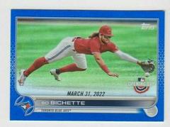 Bo Bichette [Blue Foil] #77 Baseball Cards 2022 Topps Opening Day Prices