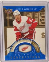 Lucas Raymond Hockey Cards 2022 Upper Deck Trilogy Generations Prices