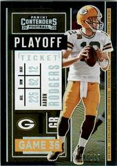 Aaron Rodgers [Playoff] #1 Football Cards 2020 Panini Contenders Prices