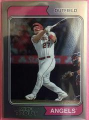 Mike Trout [Chrome Silver] #5 Baseball Cards 2023 Topps Heritage Prices