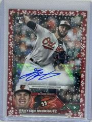 Grayson Rodriguez [Red] #HAC-GR Baseball Cards 2023 Topps Holiday Autographs Prices