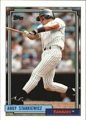 Andy Stankiewicz #111T Baseball Cards 1992 Topps Traded Prices