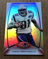 Aaron Hernandez [Red Refractor] #4 Football Cards 2012 Topps Platinum Prices