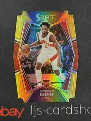 Scottie Barnes [Gold Prizm Die Cut] #111 Basketball Cards 2021 Panini Select Prices