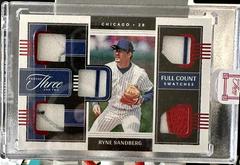 Ryne Sandberg [Red] #FCS-RS Baseball Cards 2022 Panini Three and Two Full Count Swatches Prices