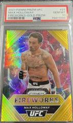 Max Holloway [Gold] Ufc Cards 2021 Panini Prizm UFC Fireworks Prices