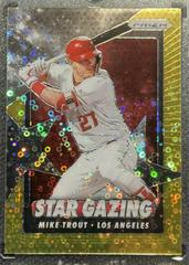 Mike Trout [Gold Prizm] #SG-1 Baseball Cards 2020 Panini Prizm Star Gazing Prices