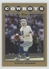 Tony Romo [Gold] #22 Football Cards 2008 Topps Prices