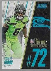 Quandre Diggs #72 Football Cards 2023 Panini Score Top 100 Prices