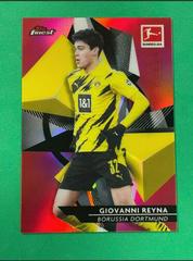 Giovanni Reyna [Red Refractor] #30 Soccer Cards 2020 Topps Finest Bundesliga Prices