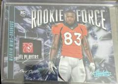 Marvin Mims [Platinum] #RF-18 Football Cards 2023 Panini Absolute Rookie Force Prices
