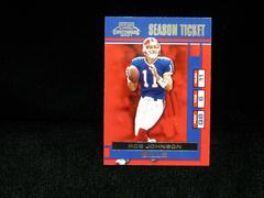 Rob Johnson #9 Football Cards 2001 Playoff Contenders Prices