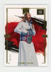 Sami Zayn [Gold] #7 Wrestling Cards 2023 Panini Impeccable WWE Prices