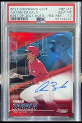 Aaron Zavala [Red Refractor] #B21-AZ Baseball Cards 2021 Bowman’s Best of 2021 Autographs Prices