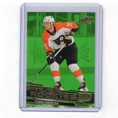 Tyson Foerster [Green] #13 Hockey Cards 2023 Upper Deck Star Rookies Prices