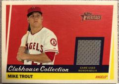 Mike Trout #CCR-MTR Baseball Cards 2016 Topps Heritage Clubhouse Collection Relics Prices