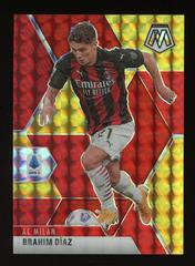 Brahim Diaz [Choice Red and Gold Mosaic] Soccer Cards 2020 Panini Mosaic Serie A Prices